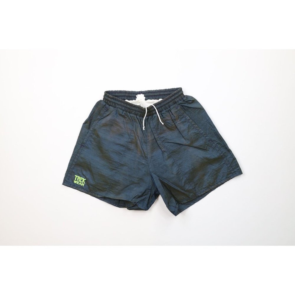 Vintage 90s Trek Cycling Mens Small Spell Out Lined Padded Bicycle Shorts USA